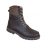 Bocanci barbati militari, din piele naturala, imblaniti, inalti, model iarna - Army Force GKR55M